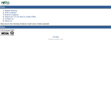 Tablet Screenshot of hersheyfcu.org